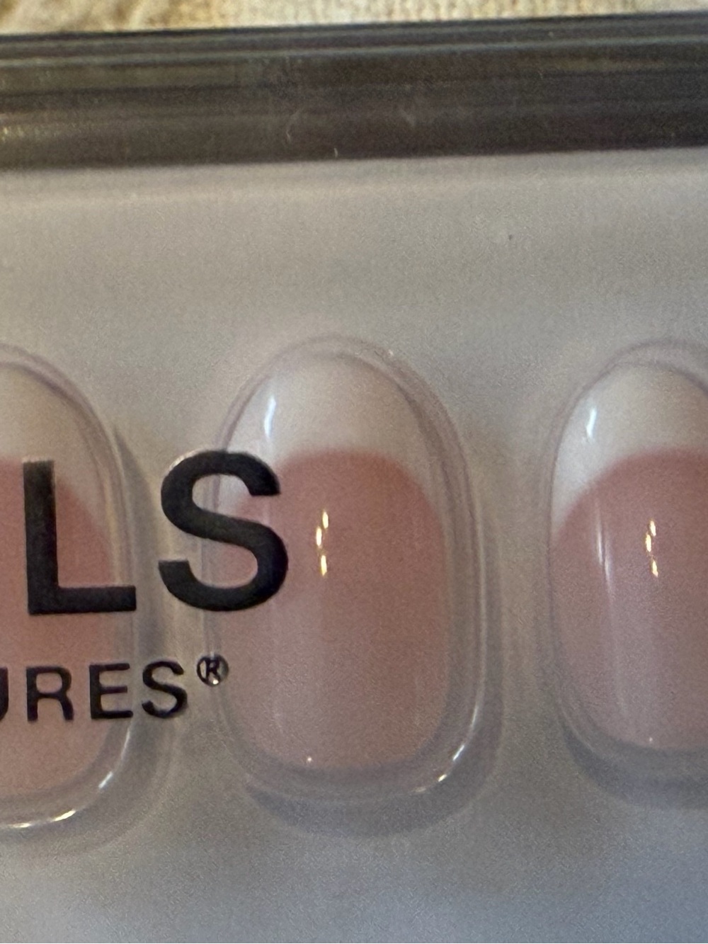 Press-On Nails - Nude Pink French Tip Women Makeup